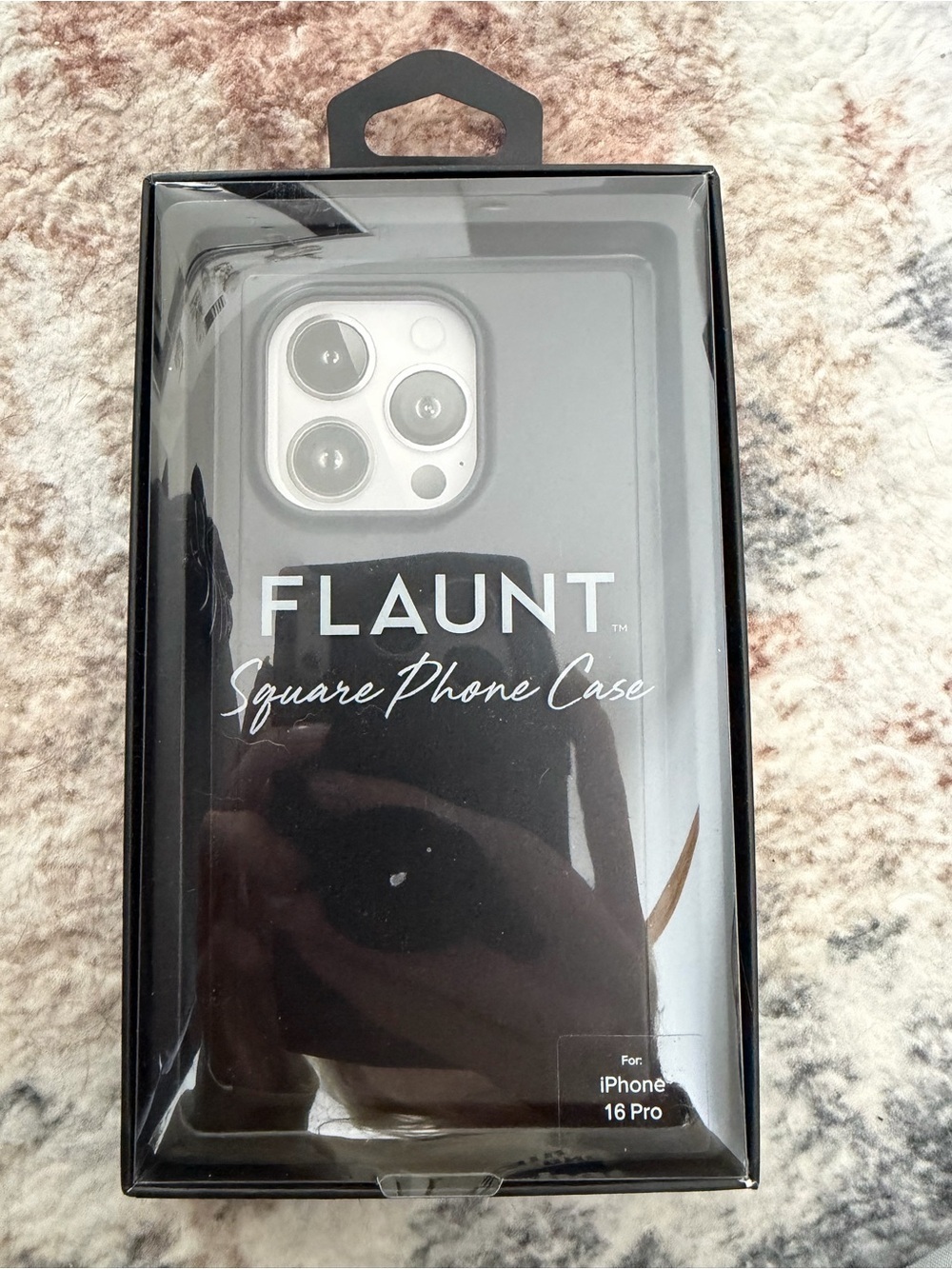 Flaunt I Phone 16pro Case for iPhone 16 Pro - Black brand new